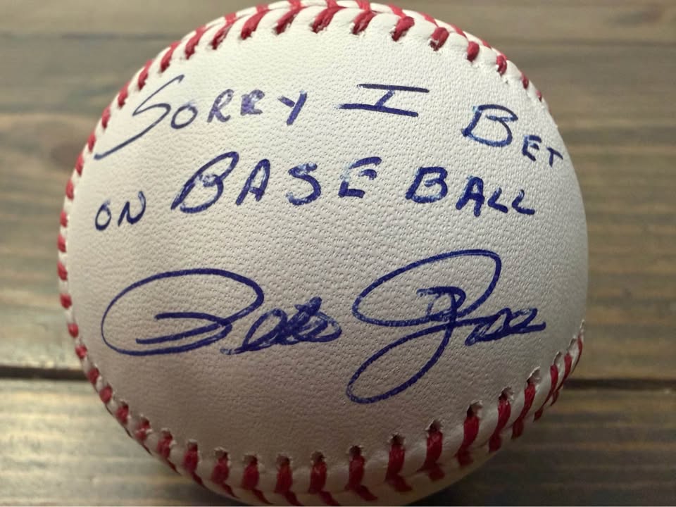 ⚾ Pete Rose Signed OMLB Baseball w/ “Sorry I Bet on Baseball” Inscription – JSA