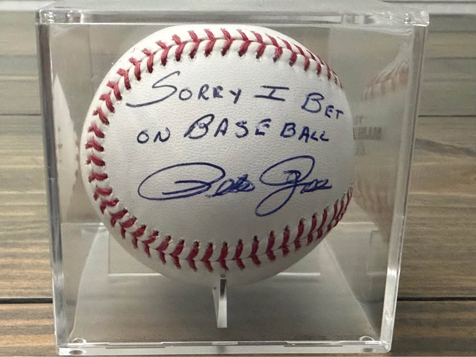 ⚾ Pete Rose Signed OMLB Baseball w/ “Sorry I Bet on Baseball” Inscription – JSA