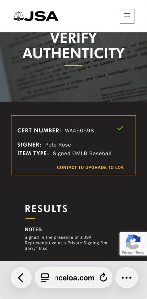 ⚾ Pete Rose Signed OMLB Baseball w/ “Sorry I Bet on Baseball” Inscription – JSA