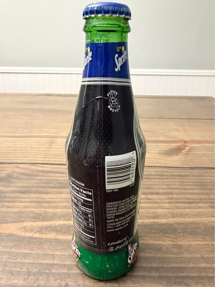 🏀 San Antonio Spurs 2003 NBA Champions Sprite Bottle – Vintage Commemorative (FULL & SEALED)