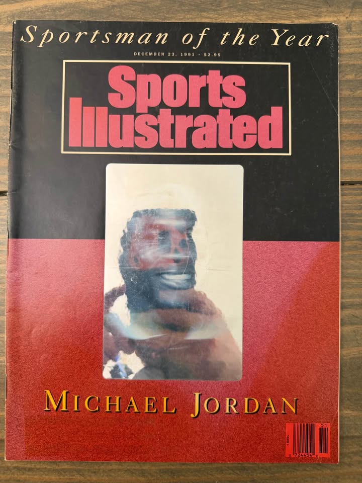 🏀 Michael Jordan – Sportsman of the Year | Sports Illustrated – December 23, 1991 (Hologram Cover)