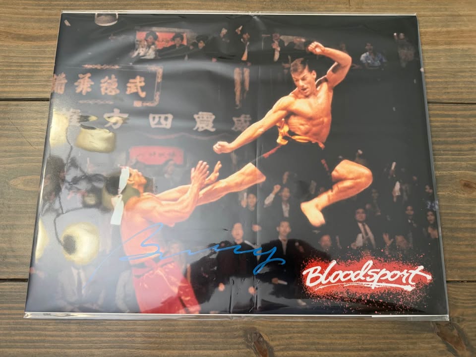 🥋 Bolo Yeung Signed “Bloodsport” 16x20 Photo – ACOA Certified