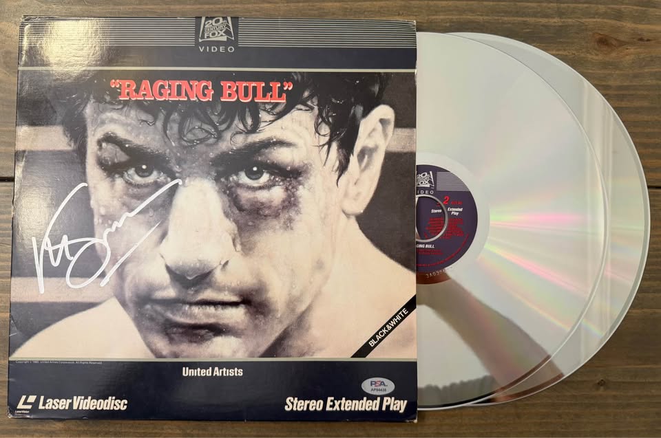 🎬 Martin Scorsese Signed “Raging Bull” LaserDisc (PSA/DNA Authentic)