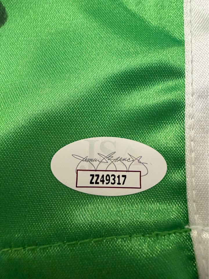 🥊 JOE FRAZIER SIGNED BOXING TRUNKS – “SMOKIN!” INSCRIPTION – DUAL AUTHENTICATED (STEINER + FULL JSA
