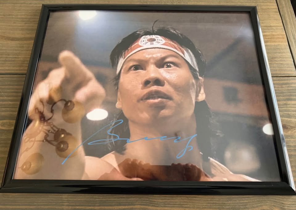 🥋 Bolo Yeung Signed “Bloodsport” Photo 16x20 frame – ACOA Authenticated