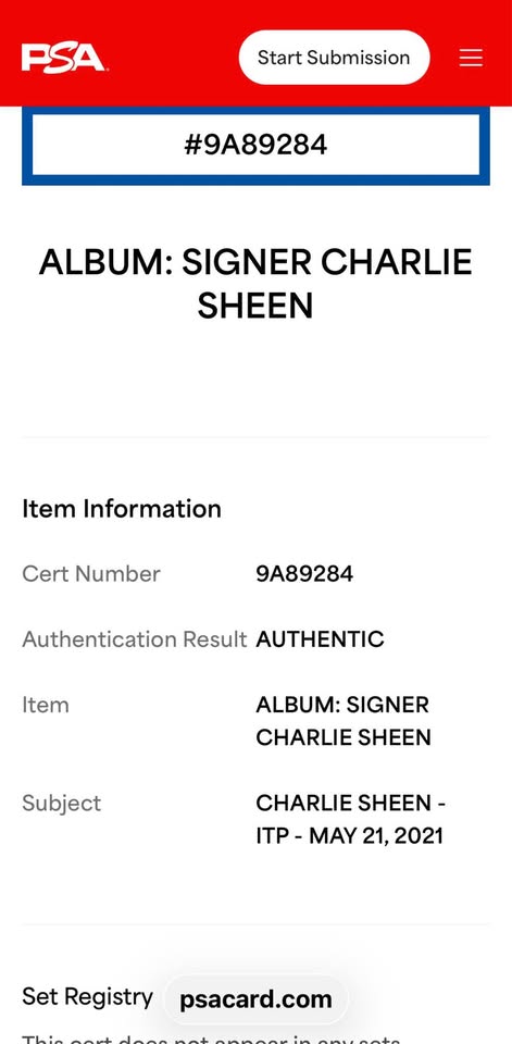 ⚾🎬 PSA Authenticated Charlie Sheen Signed “Major League” LaserDisc (1989)