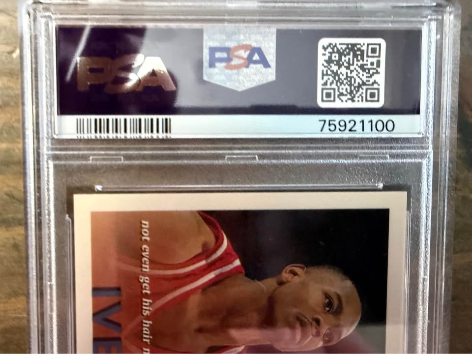 🏀 1996 Topps #171 Allen Iverson Rookie Card – PSA 10 Gem Mint 🏀