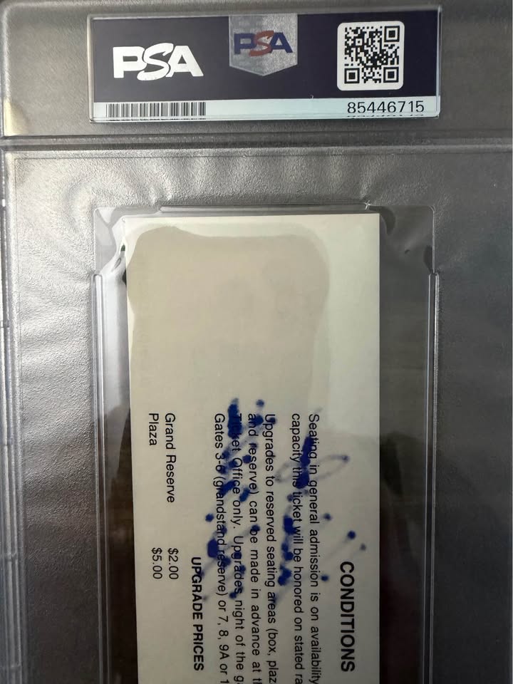 🔥 PSA GEM MINT 10 Nolan Ryan Auto Ticket – “7th No-Hitter” Inscription – PSA/DNA Certified – Texas