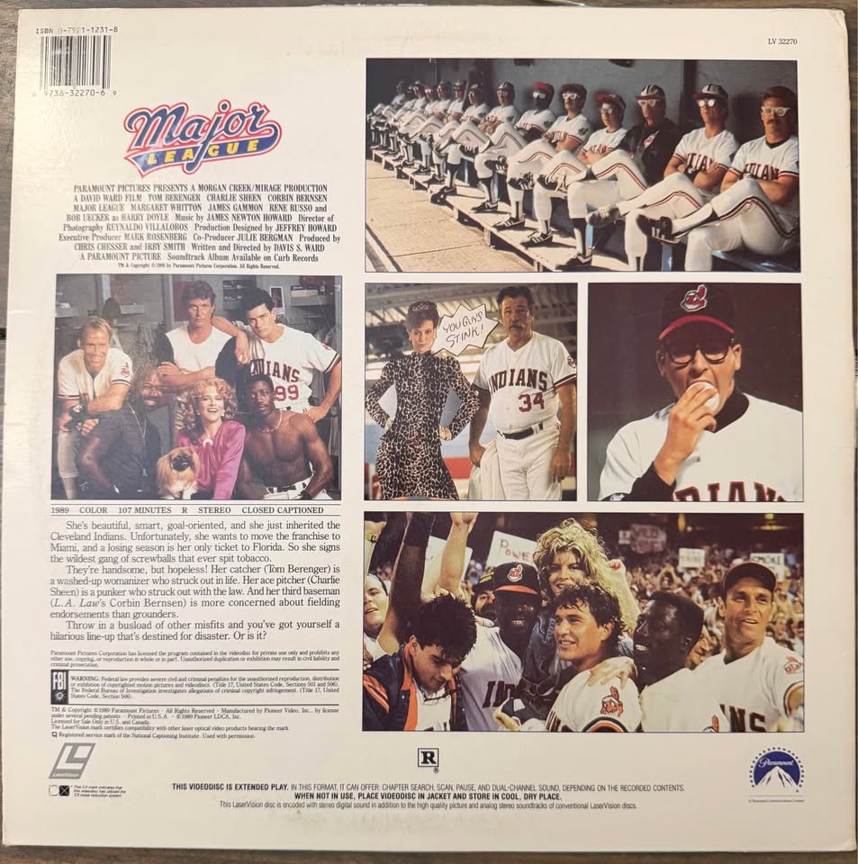 ⚾🎬 PSA Authenticated Charlie Sheen Signed “Major League” LaserDisc (1989)