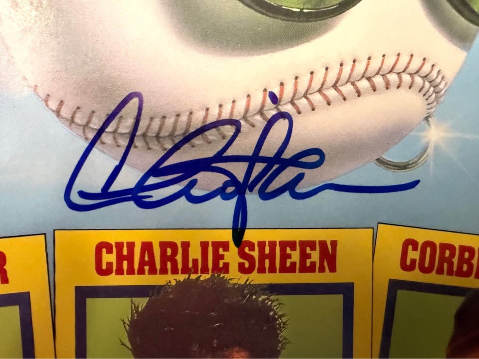 ⚾🎬 PSA Authenticated Charlie Sheen Signed “Major League” LaserDisc (1989)
