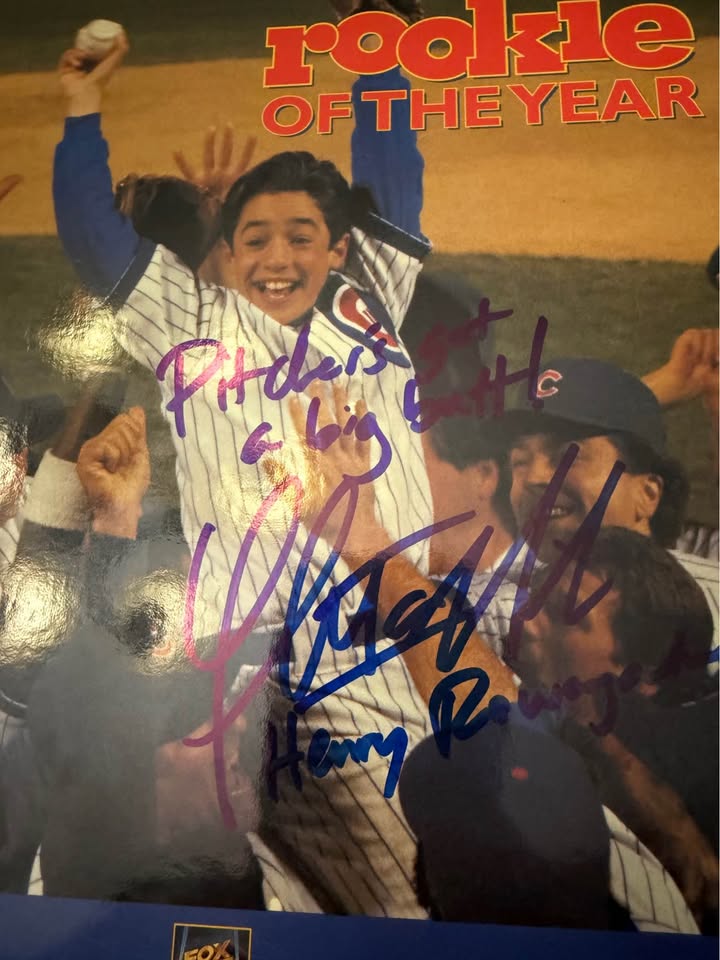 🎬 Autographed Rookie of the Year LaserDisc – Signed by Thomas Ian Nicholas (Henry Rowengartner)