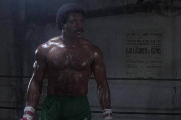 🥊 Carl Weathers Autographed Apollo Creed Boxing Trunks – “There Is No Tomorrow” Training Scene
