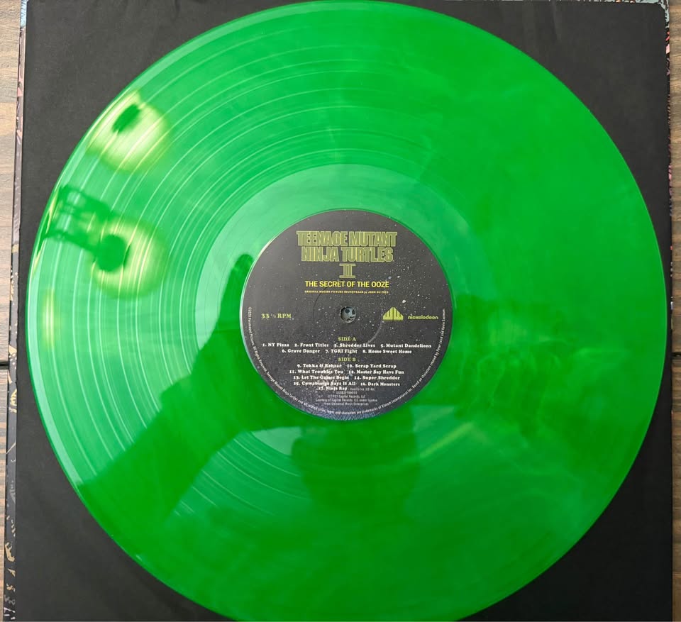 🐢🎶 Vanilla Ice Signed TMNT II “Secret of the Ooze” Vinyl LP – JSA Certified 🎶🐢