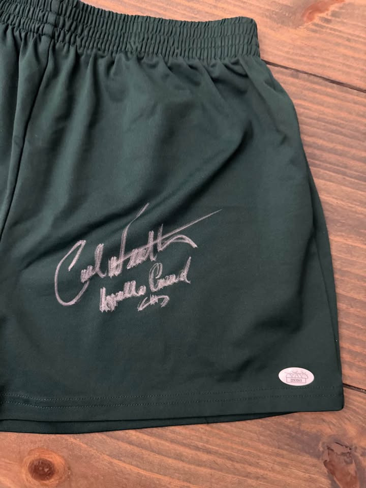 🥊 Carl Weathers Autographed Apollo Creed Boxing Trunks – “There Is No Tomorrow” Training Scene
