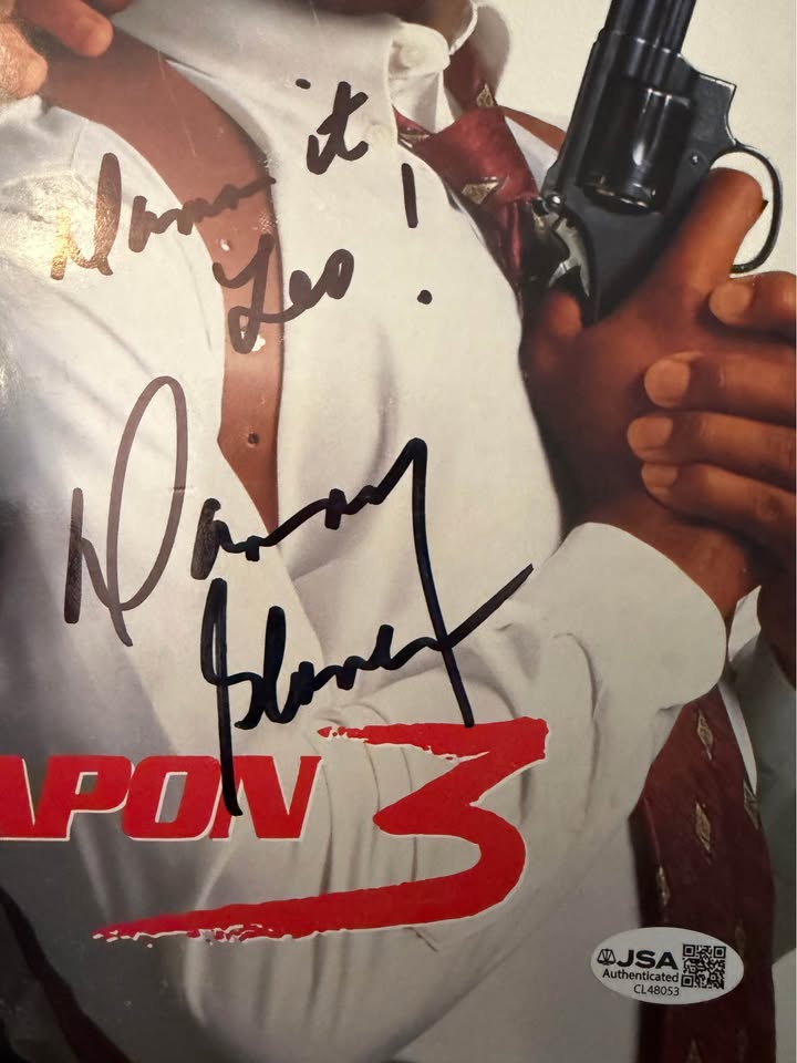 🎬 Danny Glover Signed Lethal Weapon 3 LaserDisc Album Cover – JSA Certified 🎬