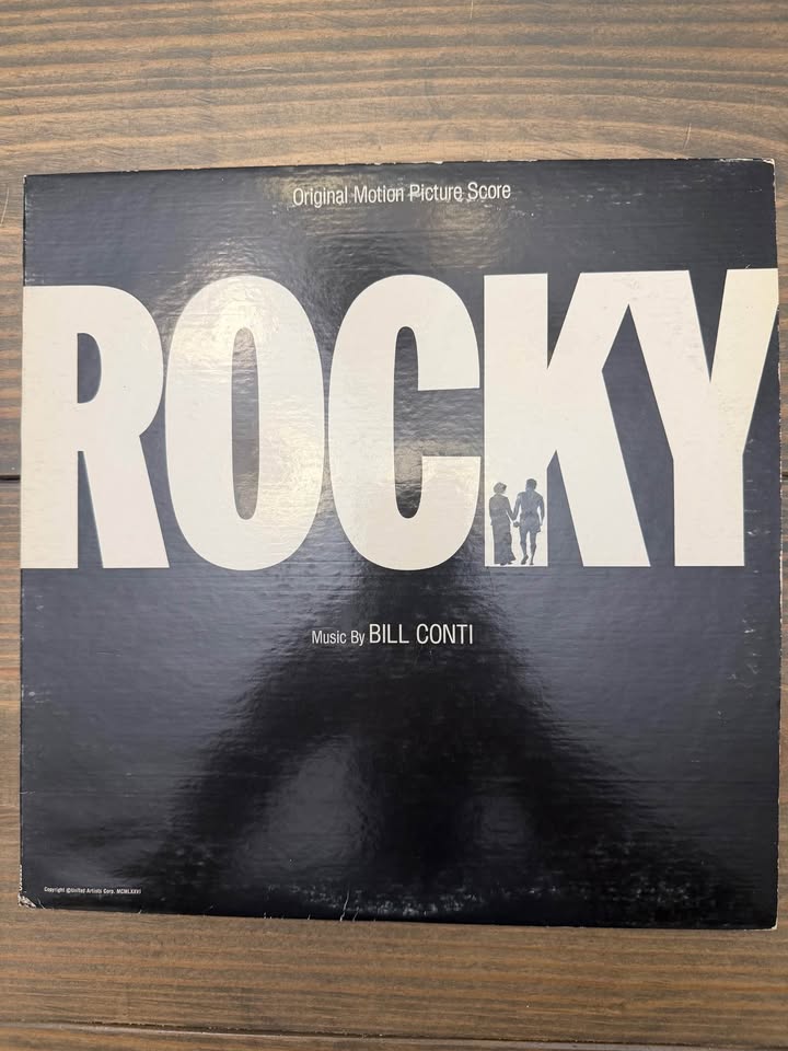 🎬 Vintage Rocky Original Motion Picture Score – Vinyl LP (Bill Conti) – Collectible Soundtrack
