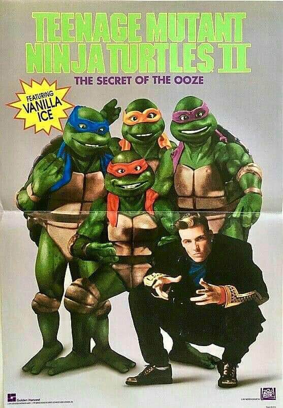 🐢🎶 Vanilla Ice Signed TMNT II “Secret of the Ooze” Vinyl LP – JSA Certified 🎶🐢