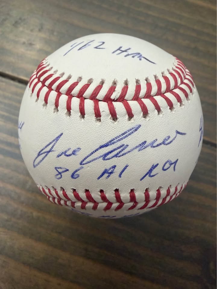 ⚾ Jose Canseco Signed Official MLB Baseball – FULL Inscription Piece – AWM Authenticated