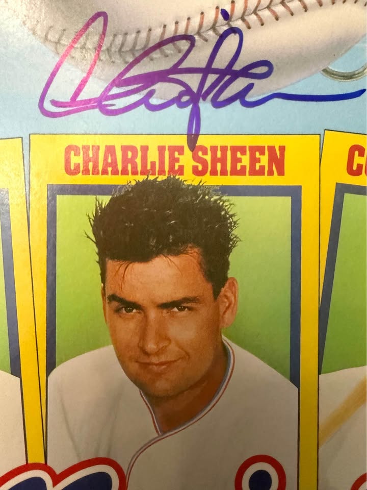 ⚾🎬 PSA Authenticated Charlie Sheen Signed “Major League” LaserDisc (1989)