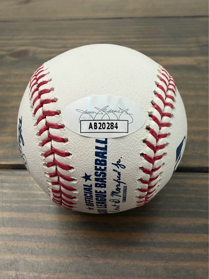 ⚾️ Bret Hart Signed Official Rawlings MLB Baseball – JSA Certified – Pink Ink Auto 💗