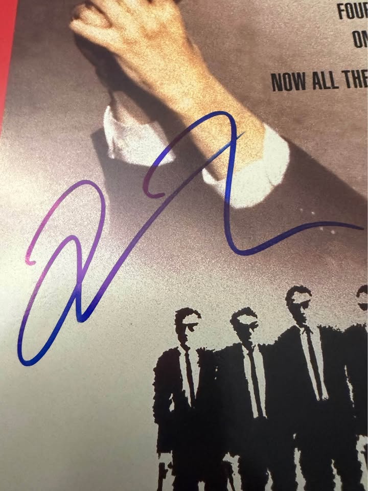 ✅ PSA Authenticated Quentin Tarantino Signed Reservoir Dogs LaserDisc Cover