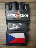 🥊🔥 Jiri Prochazka Signed UFC MMA Glove (JSA Witnessed) Czech Flag!