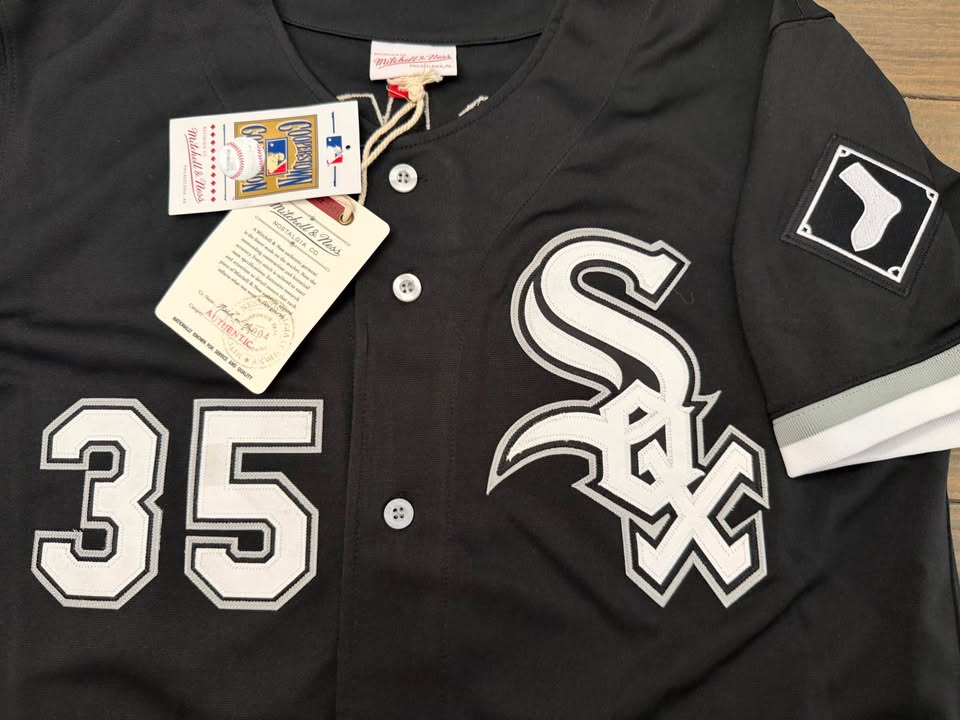 ⚾Frank Thomas Autographed Chicago White Sox PREMIUM Mitchell & Ness Cooperstown Collection Jersey –