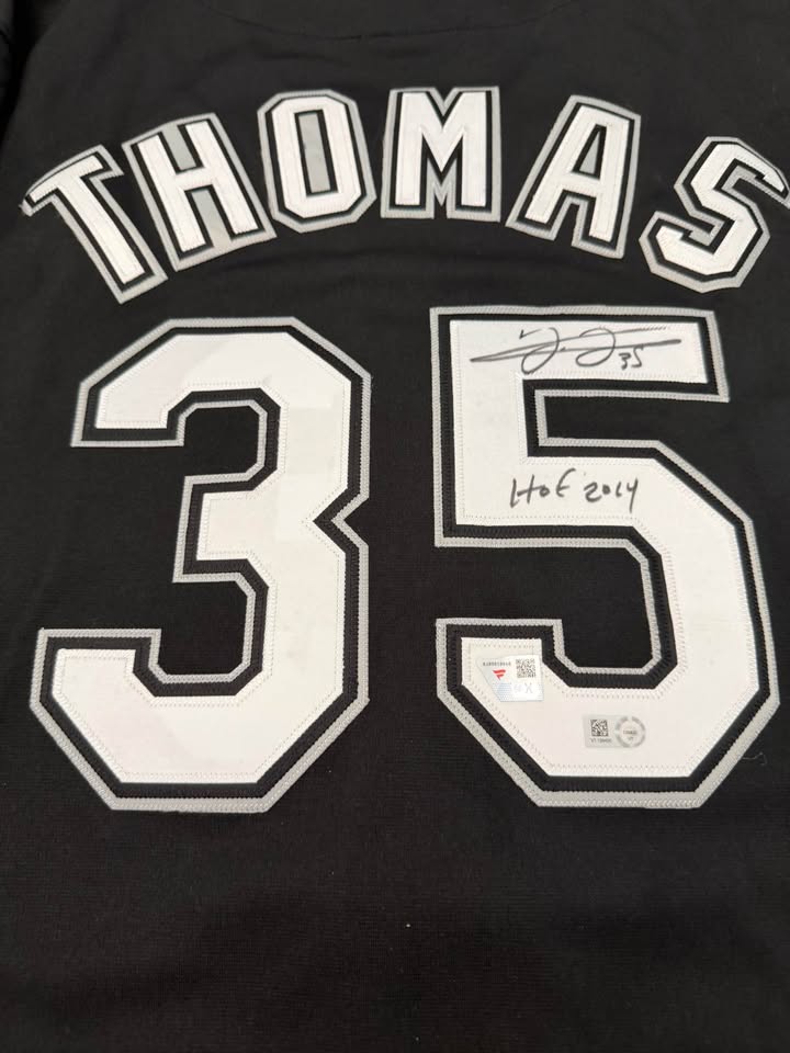 ⚾Frank Thomas Autographed Chicago White Sox PREMIUM Mitchell & Ness Cooperstown Collection Jersey –