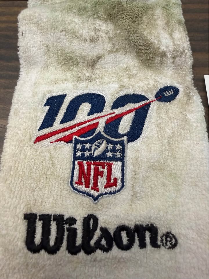 🏈 Carson Wentz Dual-Signed Game-Used QB Towel + Autographed COA – Fanatics Authenticated
