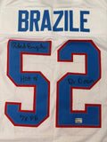 🔥 Robert Brazile Signed Houston Oilers Jersey – HOF ’18 + “Dr. Doom” + 7X PB ✍️