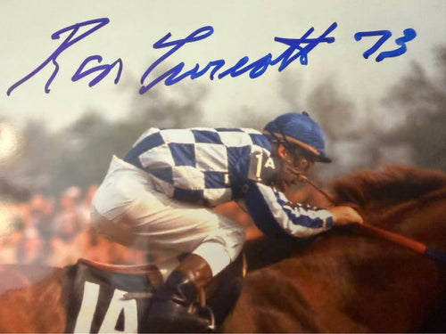 Ron Turcotte Signed Horse Racing Photo 8x10 Beckett Authenticated (BT95166) “73”