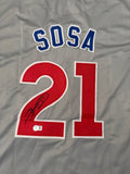 ⚾ Sammy Sosa “Slammin’ Sammy” Signed Gray Jersey – Beckett Witnessed