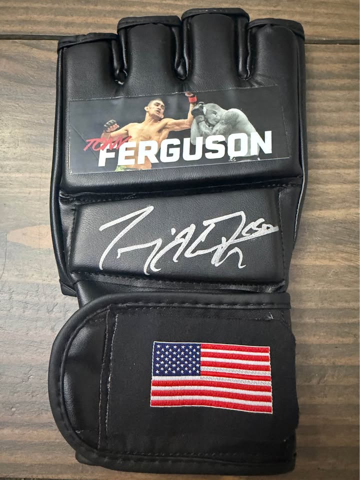 Tony Ferguson Signed MMA Glove (Beckett Authenticated)