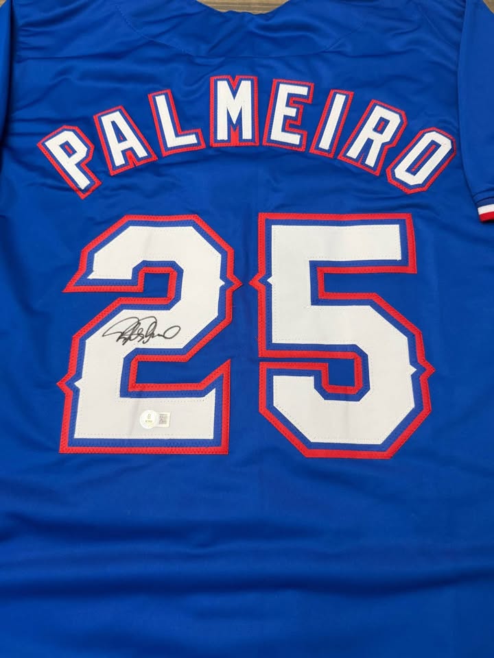 📌 Rafael Palmeiro Autographed Texas Rangers Jersey (Beckett Witnessed)