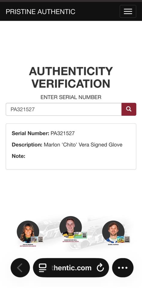 🔥 Marlon “Chito” Vera Signed MMA Glove (Pristine Authentic)