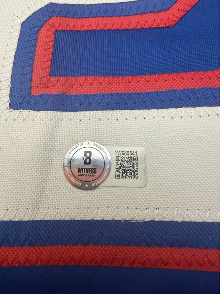📌 Rafael Palmeiro Autographed Texas Rangers Jersey (Beckett Witnessed)