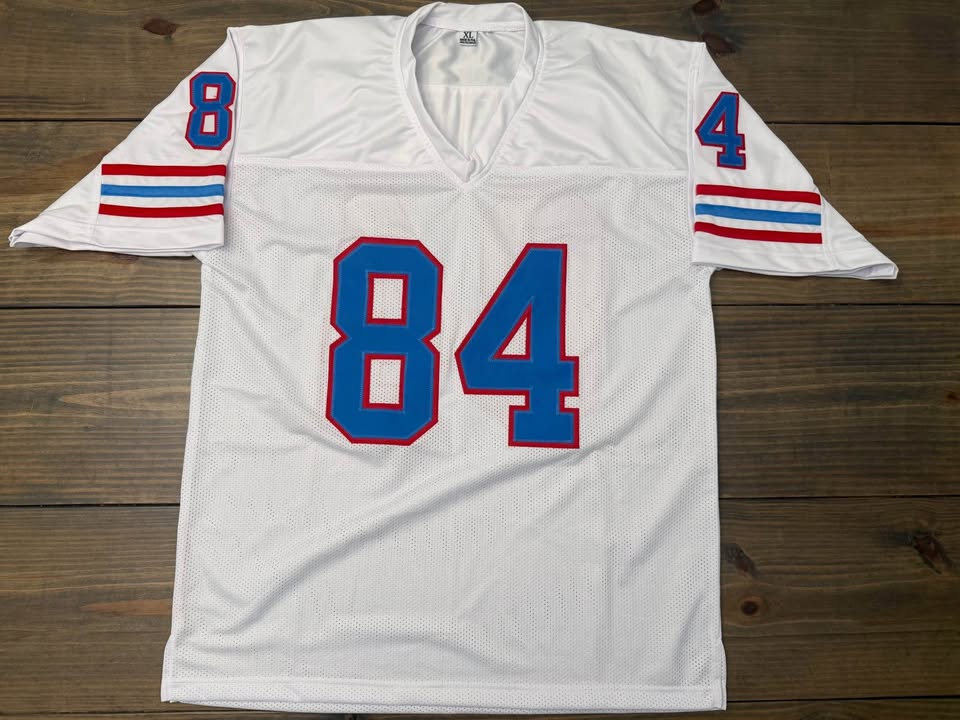 🔥 Haywood Jeffires Signed Houston Oilers Jersey (Wilder Side of Sports)