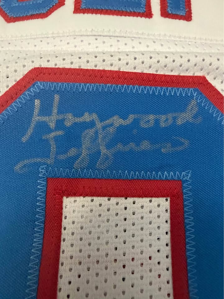 🔥 Haywood Jeffires Signed Houston Oilers Jersey (Wilder Side of Sports)
