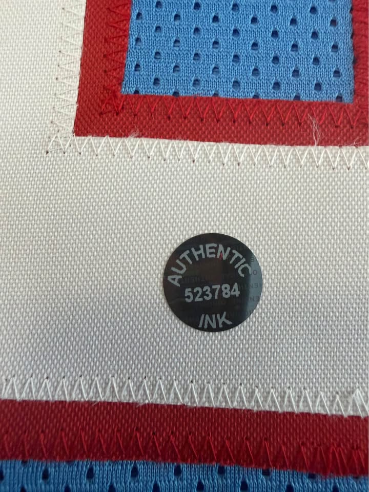 🏈 Haywood Jeffires Signed Houston Oilers Jersey – “3X Pro Bowl” Inscription 🏈