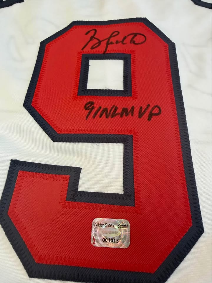 ⚾ Terry Pendleton Signed Atlanta Braves Jersey – “91 NL MVP” Inscription (Size XL) ⚾