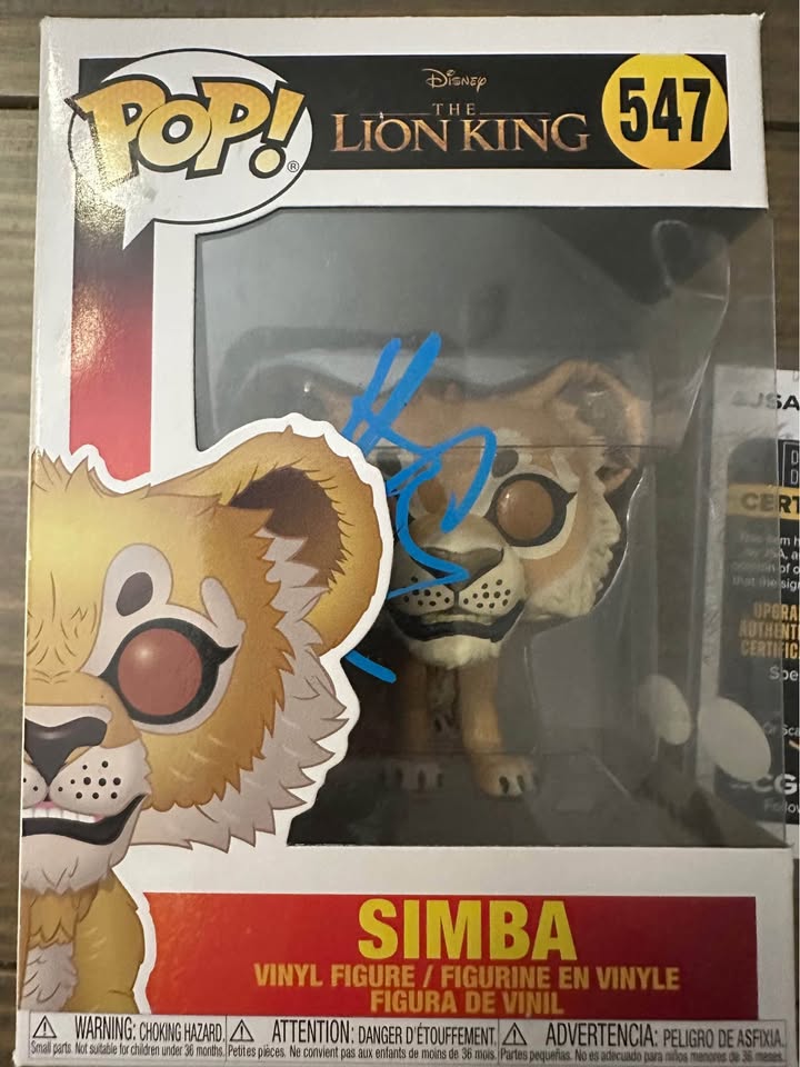 Hans Zimmer Signed “The Lion King” Funko Pop! (JSA & AutographCOA)