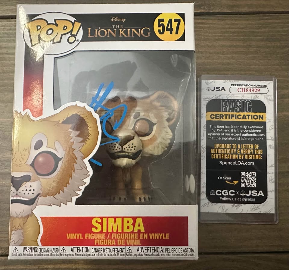 Hans Zimmer Signed “The Lion King” Funko Pop! (JSA & AutographCOA)