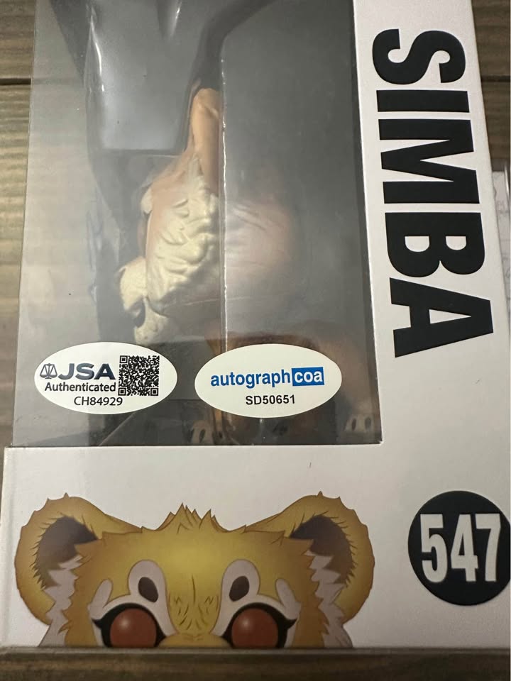 Hans Zimmer Signed “The Lion King” Funko Pop! (JSA & AutographCOA)