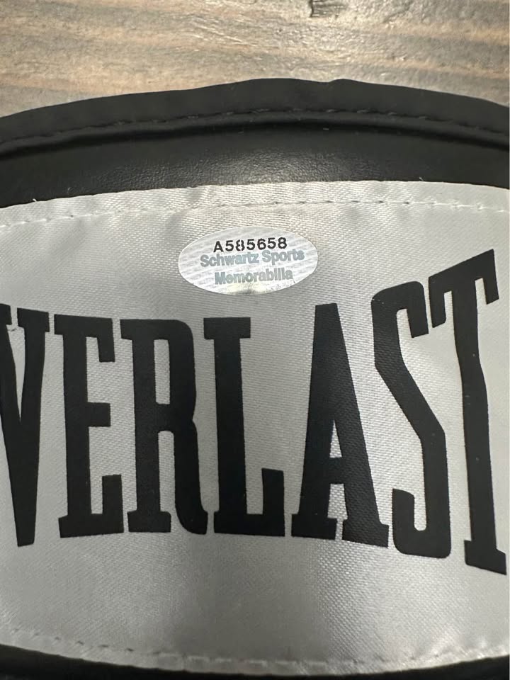 🥊 Riddick Bowe Signed Everlast Glove – “Big Daddy” Inscription Authenticated by Swartz Sports