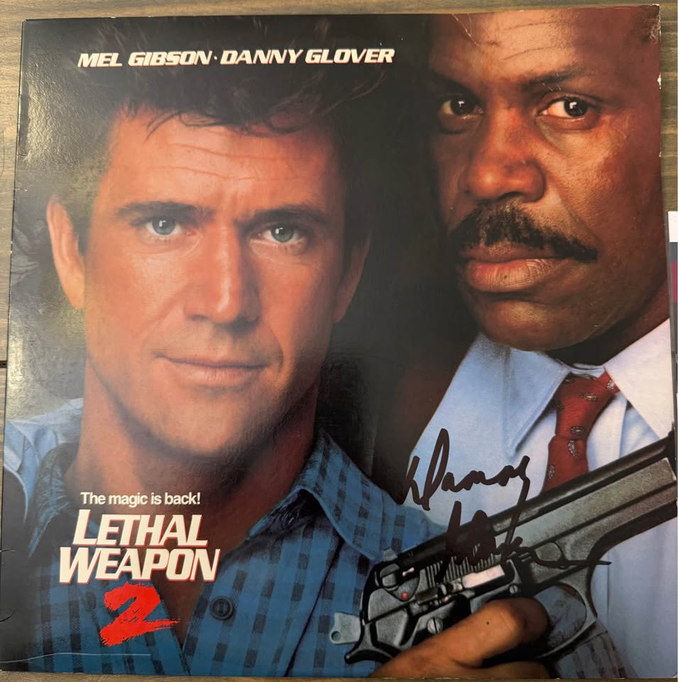 🎬 RETRO Danny Glover Signed Lethal Weapon 2 LaserDisc – JSA Authenticated $199