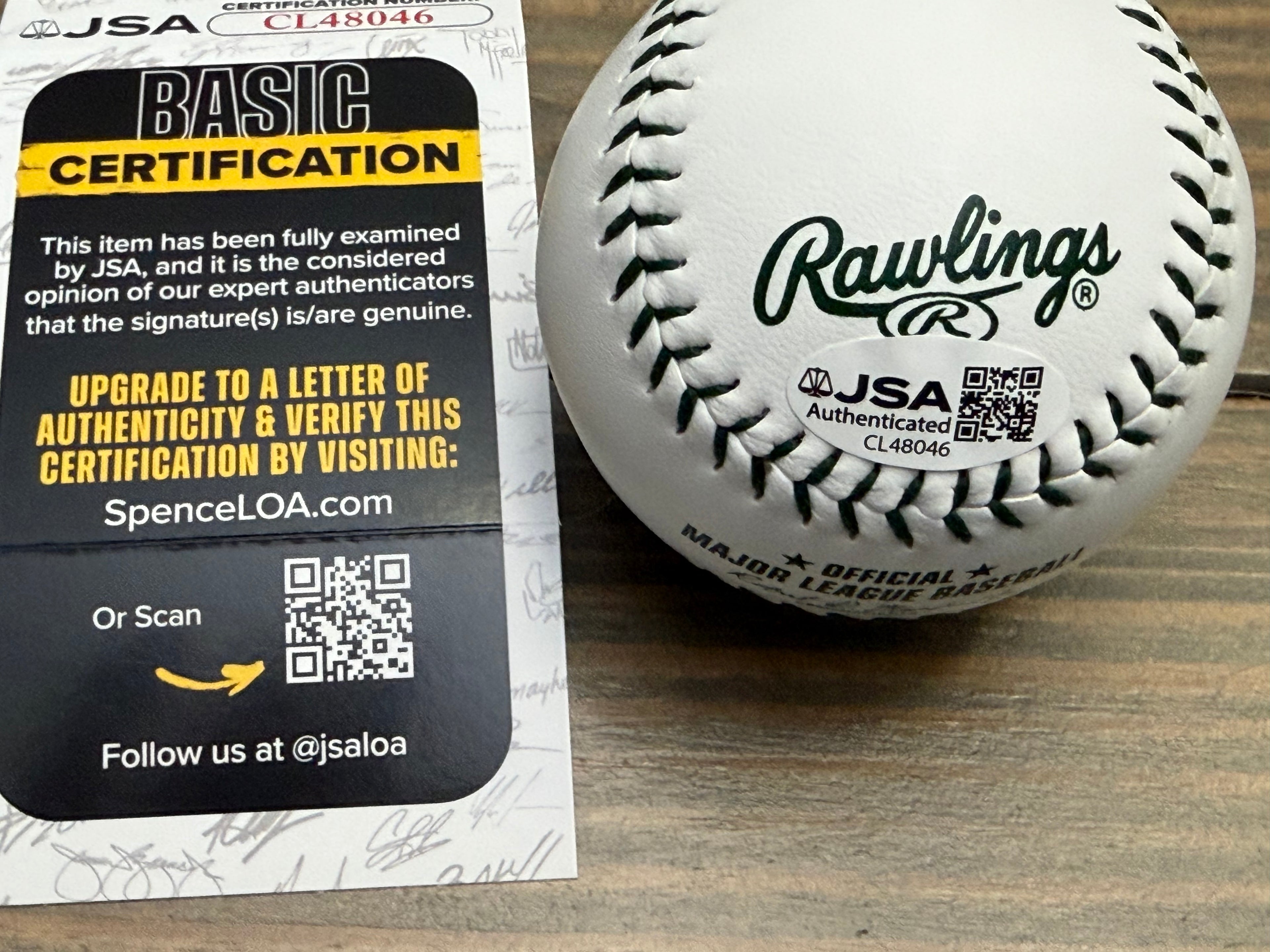 💣 José Canseco Signed Oakland A’s Official MLB Baseball (JSA COA) ⚾🔥