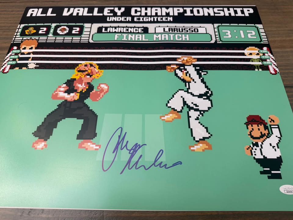 🥋 Ralph Macchio Signed “Karate Kid” All Valley Championship 16x20 Photo – JSA Authenticated