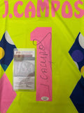 🔥⚽ Jorge Campos Signed Neon Goalkeeper Jersey – JSA Witnessed – Size Large