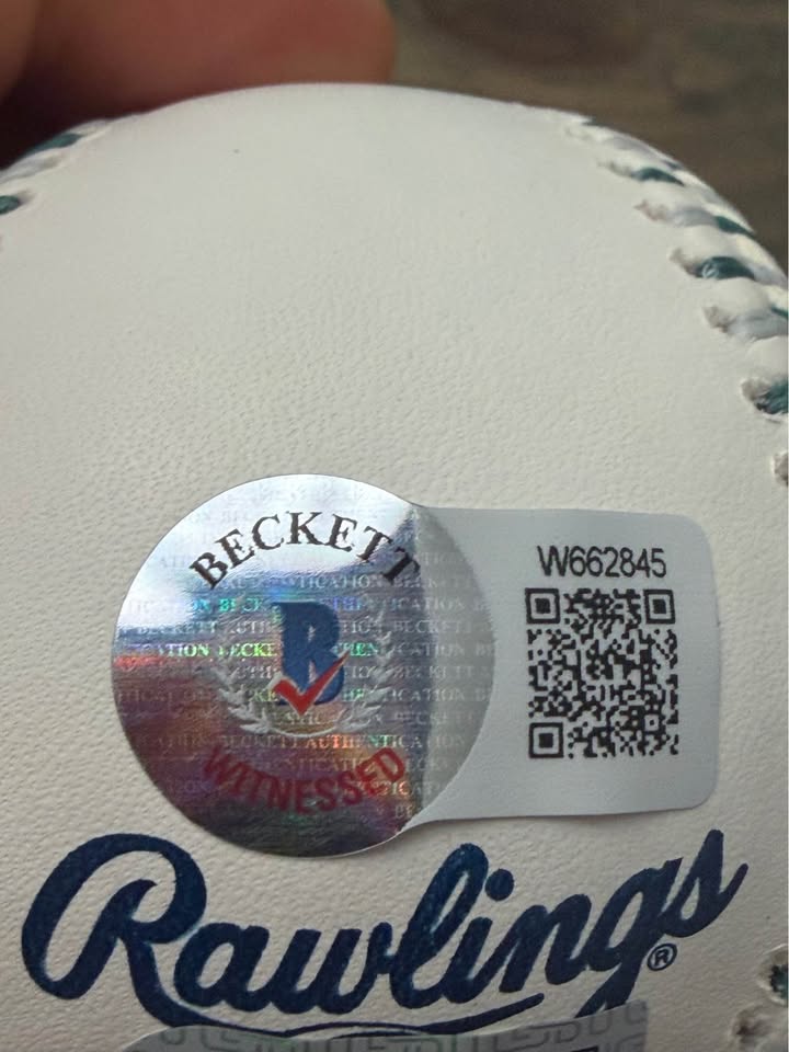 ⚾️ Elias Díaz Signed 2023 MLB All-Star Game Baseball – ASG MVP Inscription – Beckett Witnessed