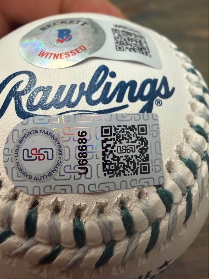 ⚾️ Elias Díaz Signed 2023 MLB All-Star Game Baseball – ASG MVP Inscription – Beckett Witnessed